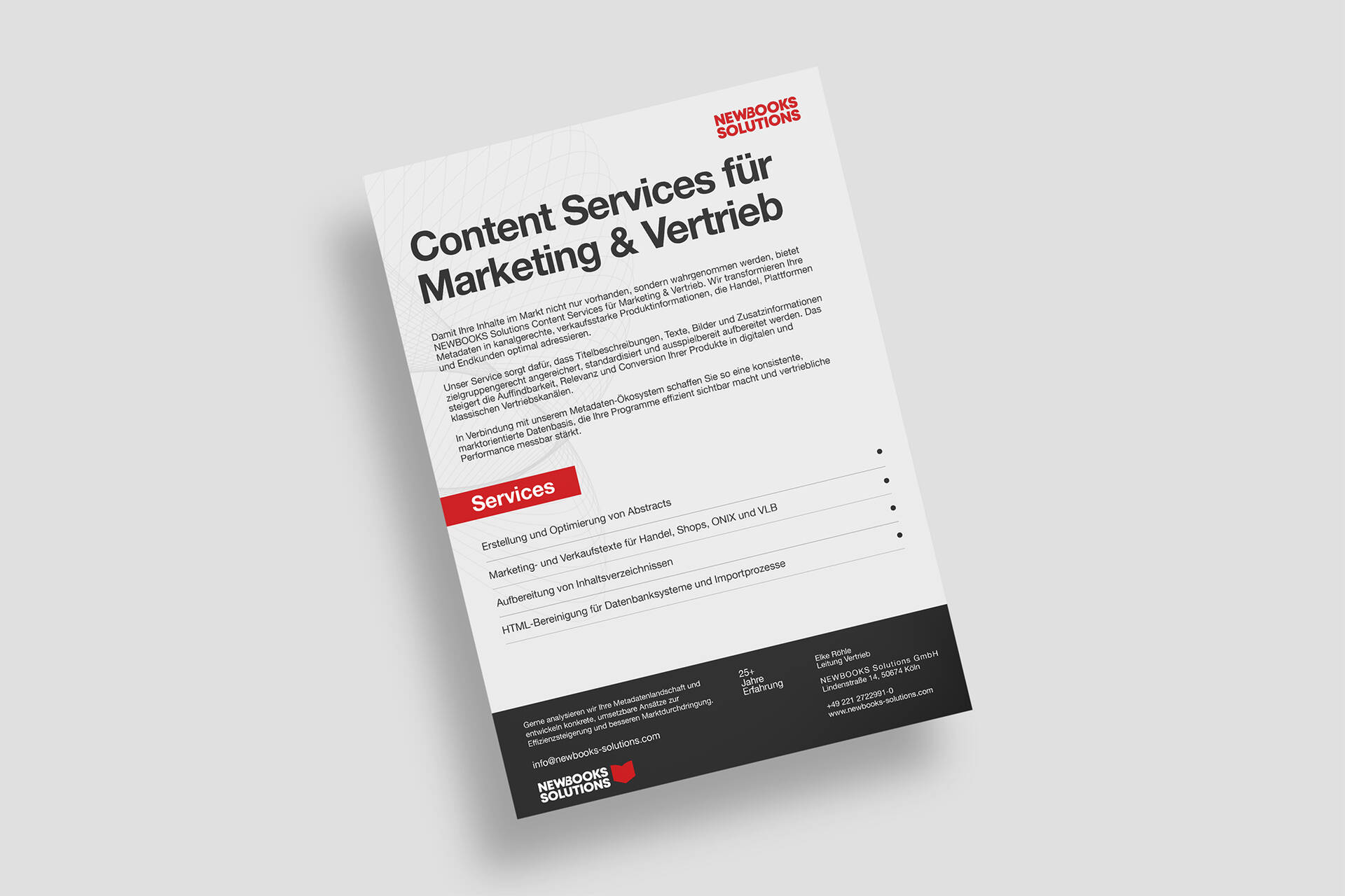 Content Services für Vertrieb & Marketing