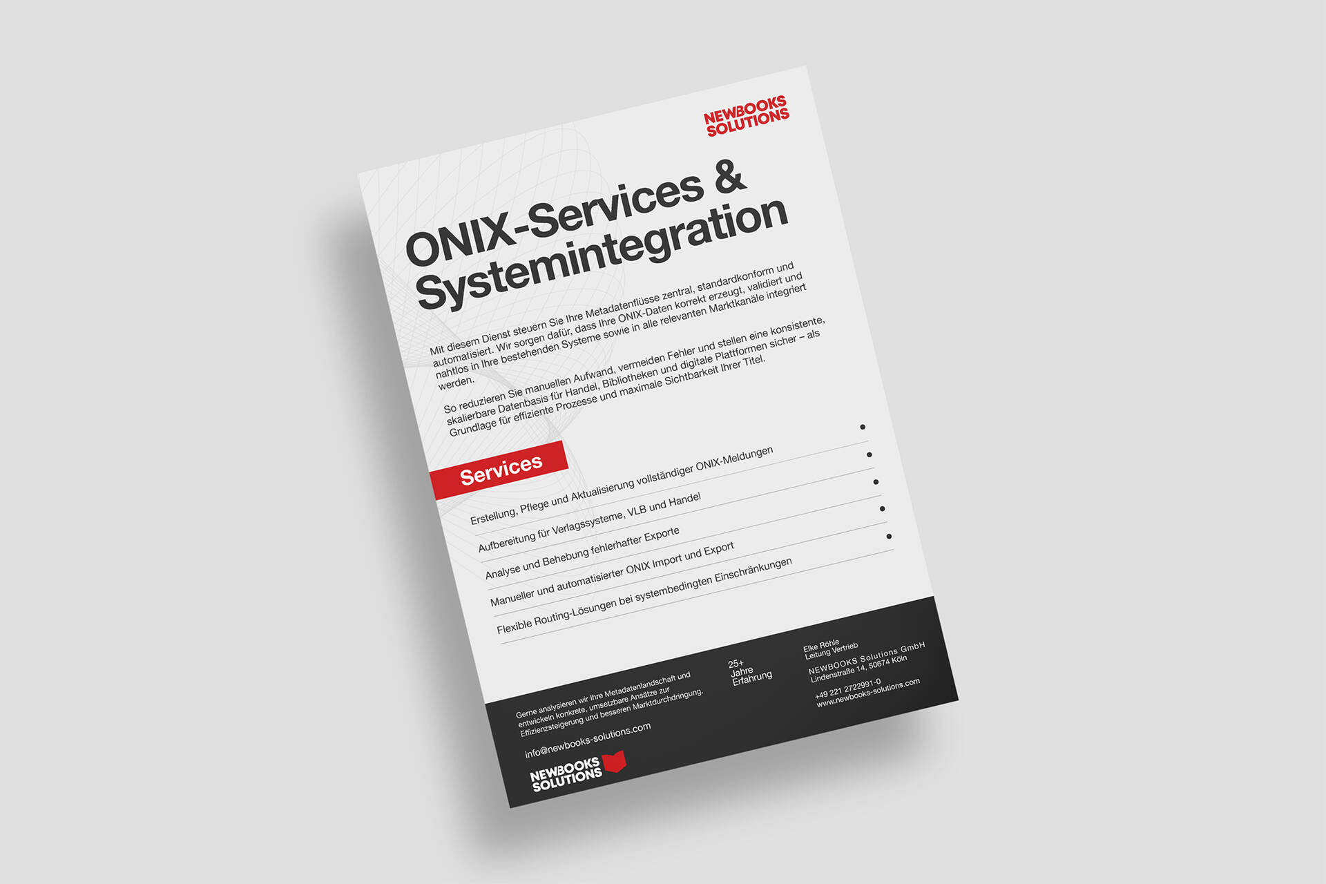 ONIX-Services & <br>Systemintegration